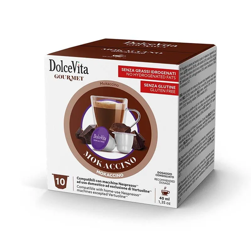 10 Mokaccino Nespresso Dolce Vita