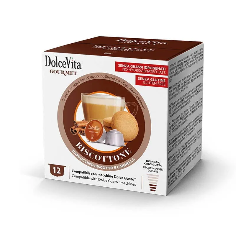 12 Biscottone Nescafè Dolce Gusto Dolce Vita