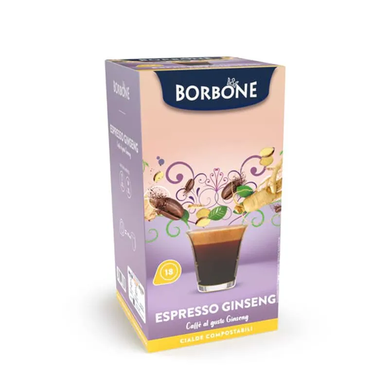 18 Caffè Ginseng Cialda 44 - Borbone