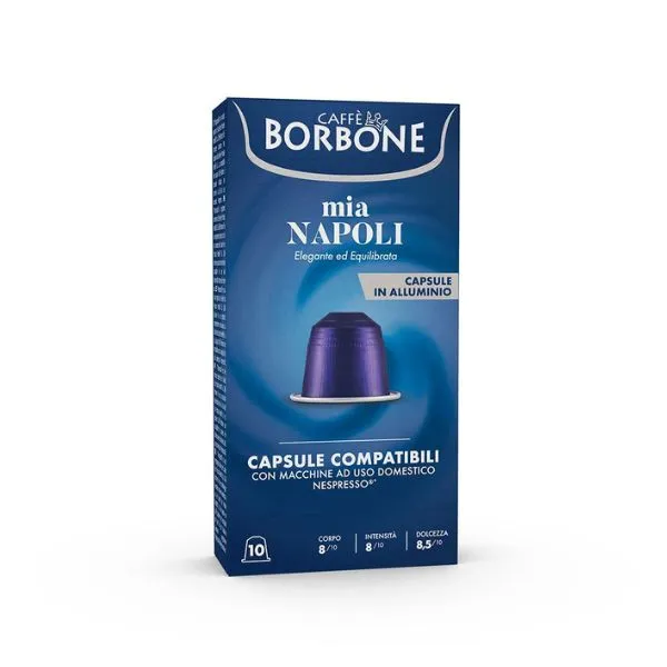 10 Borbone Napoli Nespresso Alluminio