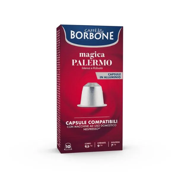 10 Borbone Palermo Nespresso Alluminio