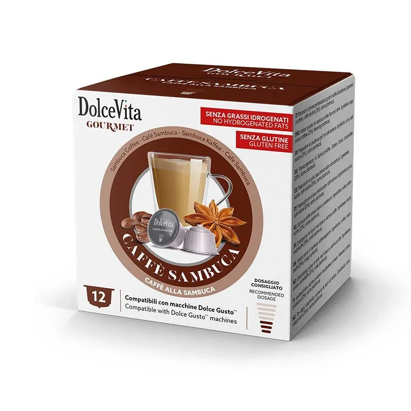 12 Caffè Sambuca Nescafè Dolce Gusto Dolce Vita